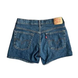 Levis 515 Nouveau Shorts dark wash denim classic